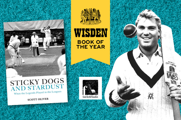 A career highlight - privileged to write the books of the year feature for @WisdenAlmanack. Almost impossible to pick the 'best', but I could pick my favourite - Scott Oliver's Sticky Dogs and Stardust - a wonderful account of the world stars who played league cricket.