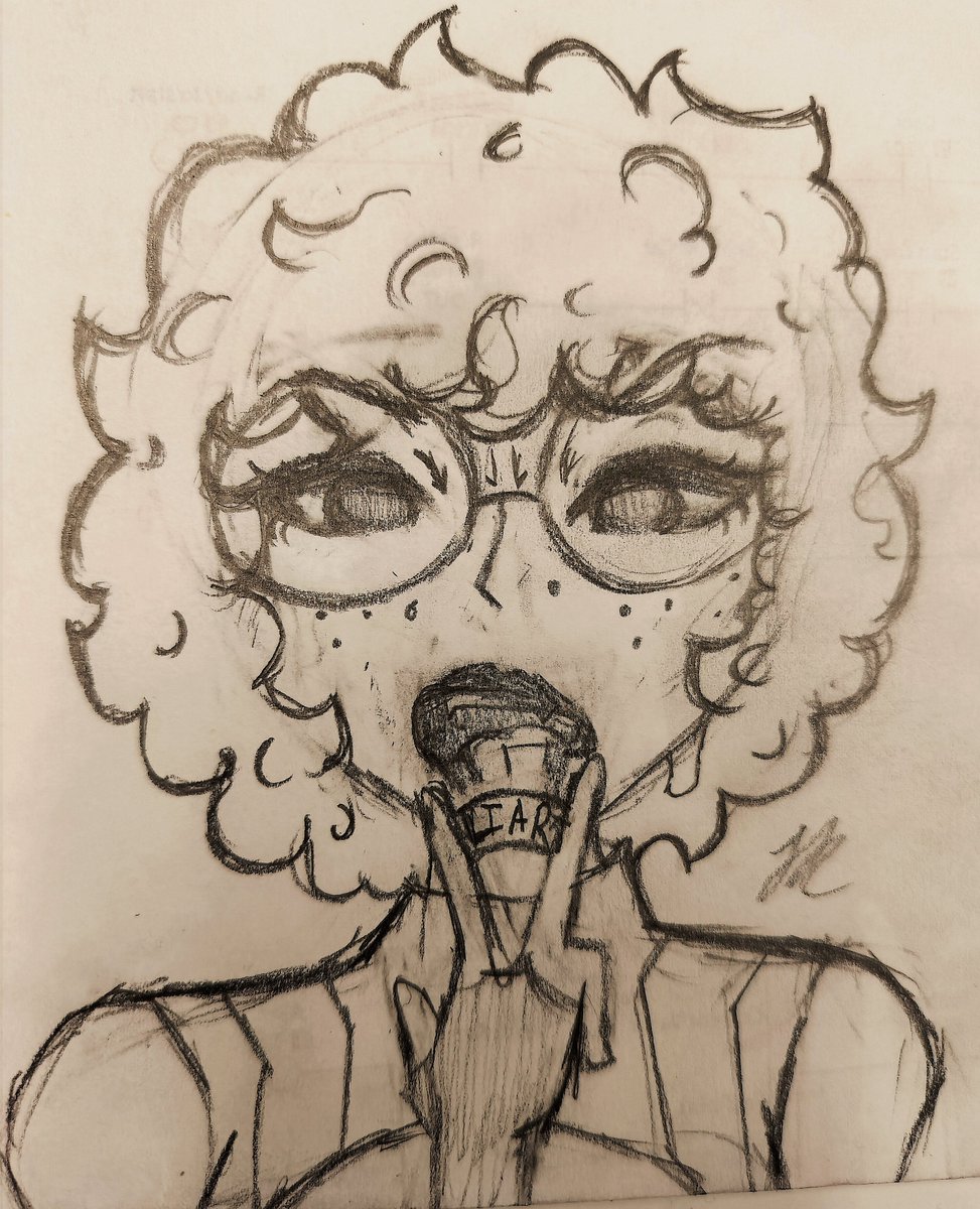 Leodoll2025's tweet photo. You're just a liar 
#art #drawing #Sketch #OC https://t.co/t4yFFspYHI