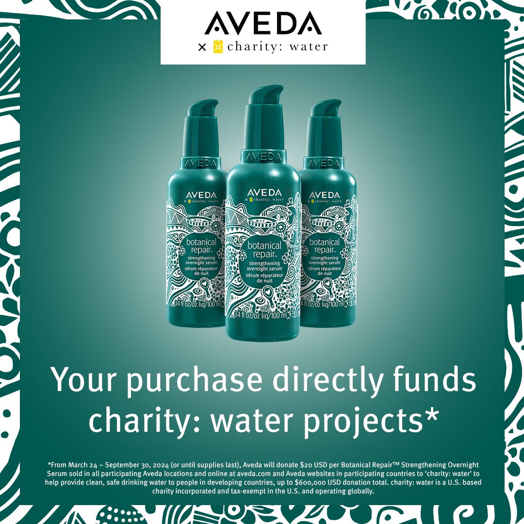 There's power in every drop. 💧
 
Since 1999 we've raised $71M for our Earth Month partners supporting clean water access. Let's keep the impact flowing this year for <a href="/charitywater/">charity: water</a> - our nonprofit partner bringing clean and safe water to people around the world. Clean water