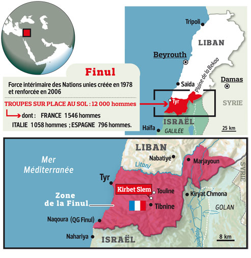 Les forces de la @DAMAN_UNIFIL_FR au sud Liban dont plus de 700 soldats français sous armés risquent de se trouver dans une position inconfortable bientôt.