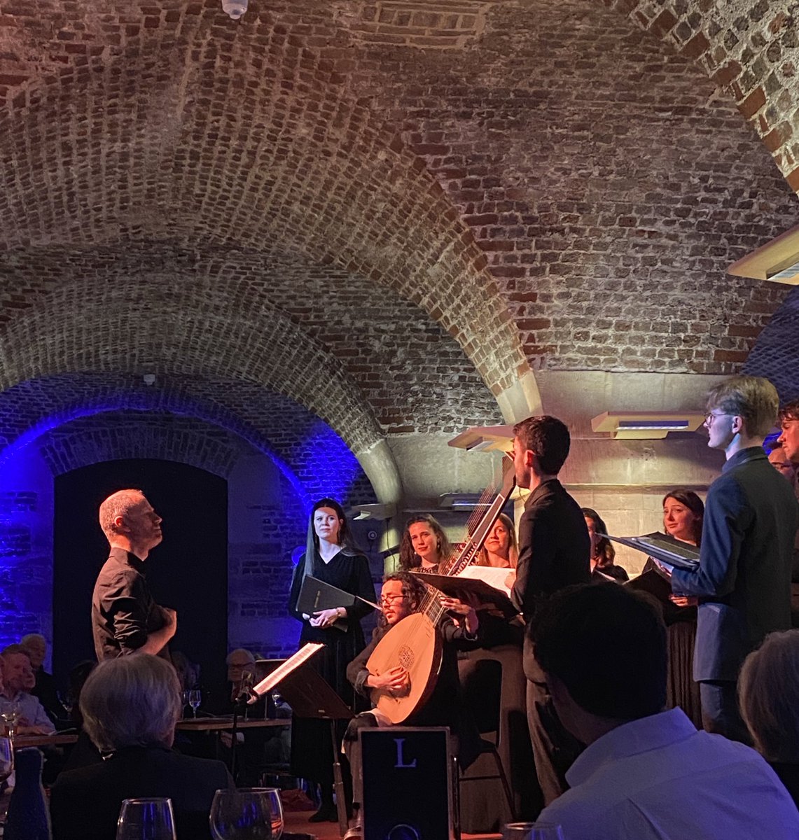 Last night’s sold out recital in the Crypt at @smitf_london brought the 2023/24 Monteverdi Apprentice Programme to an exquisite conclusion. Thanks to everyone who came along to hear these exceptional young musicians, led by our own Artistic Advisor, James Halliday 👏