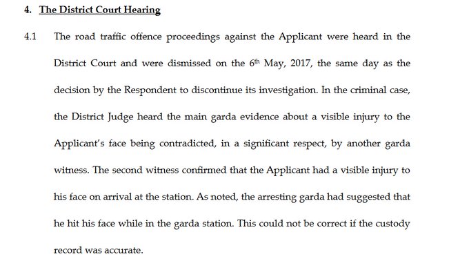 It is clear to Judge Mary R Gearty that gardai involved here committed perjury & assault
No mention from the judge of gardai being investigated?

This is the problem with the judges & DPP solictors when evidence is clearly lies, they ignore it daily in the courts #gardacorruption