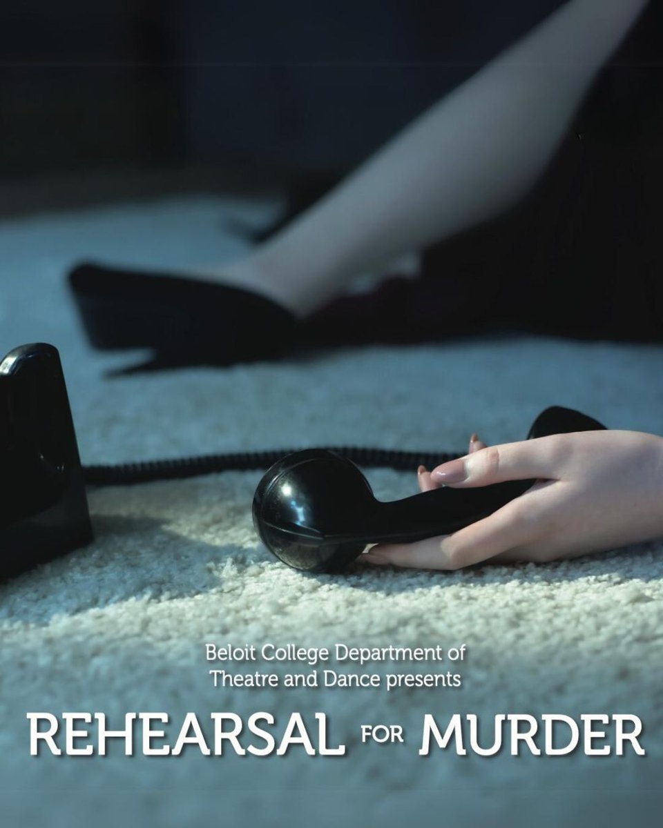 The Beloit Theatre and Dance invites you to their production of “Rehearsal for Murder.” Performances run Apr. 18-20, and next week from Apr. 25-28. Learn more at: buff.ly/49Cae0l
