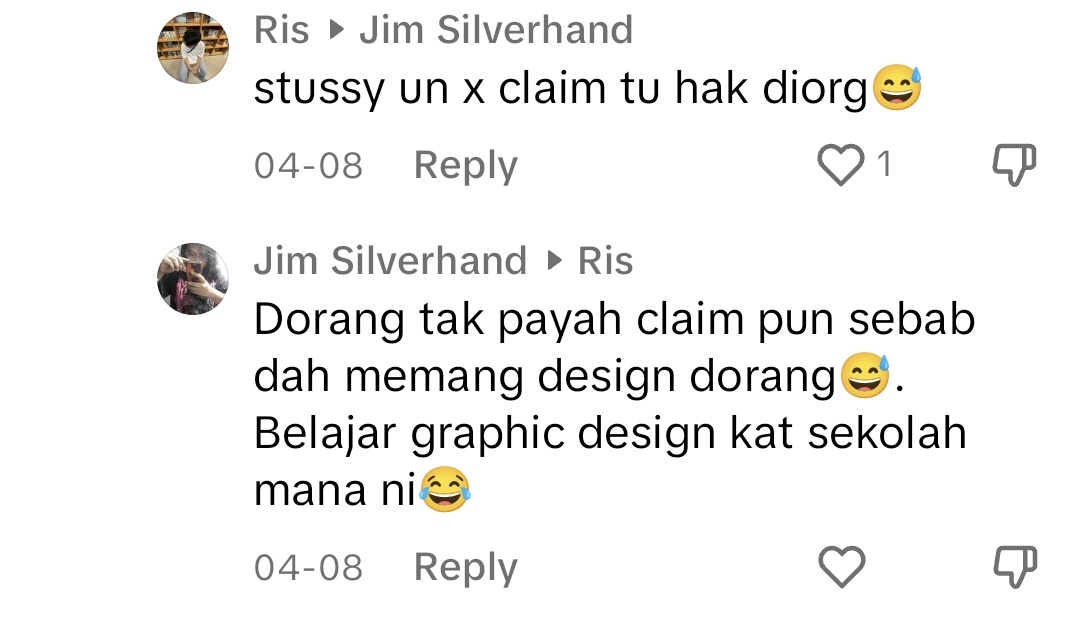 jimuhammad9's tweet photo. Kalau baca the whole reply lagi mindf. Memang few Malaysian  anggap design theft ni benda remeh. Pastu buat acah tau pasal design, inovasi lah, apa lah. Seram gila bertekak dengan golongan yang buat pandai ni stg 😂 https://t.co/U9Qfe3DZ7x