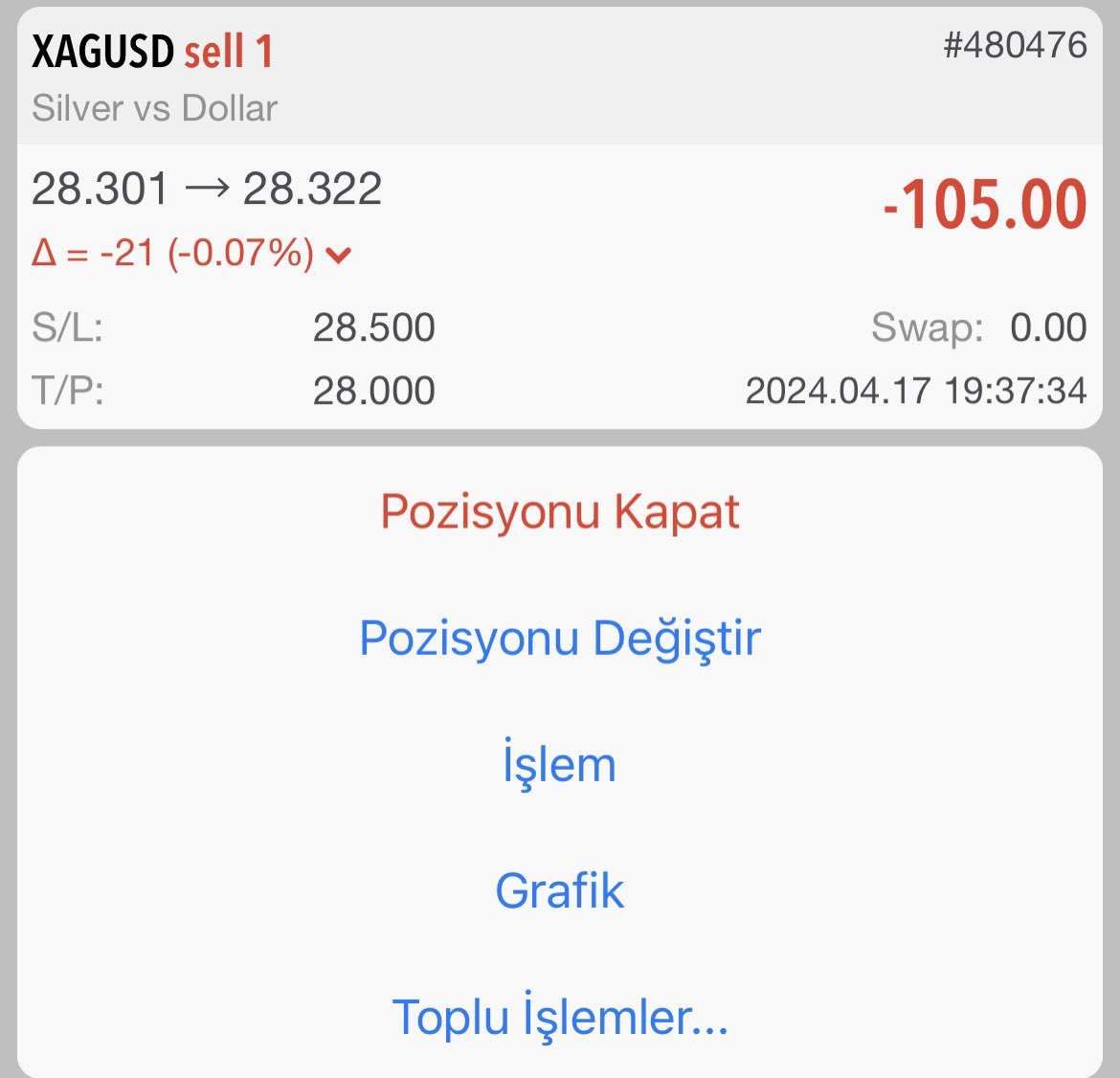 #BİTCOİN’e saplanıp kalmaya gerek yok ! Analizi paylaştık ve KÜRESEL PİYASALAR BAS BAS bağırıyor BIG SHORT diye👀 Bundan nasiplenmeyeceksek taş kesiliriz..:)) #ALTIN la korelasyon halinde sözleşme büyüklüğü daha yüksek olduğu için KAZANÇ parametresi daha fazla #GÜMÜŞ