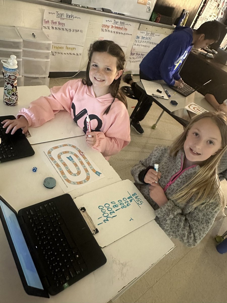 edgellcation's tweet photo. Did someone say Board Games? Of course we turned our math review into board games, too! Love working with this bunch 💚
Board Game time with “real” games this afternoon. @school_walter
#edgellcation https://t.co/TwTCXLZ0D5