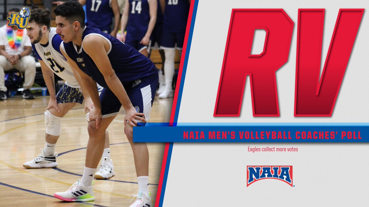 🏐 COLLECTING VOTES

@RU_Eagles pick up more votes in the latest #NAIAMVB Poll 

➡️ bit.ly/3UkVVbX

#AACMVB