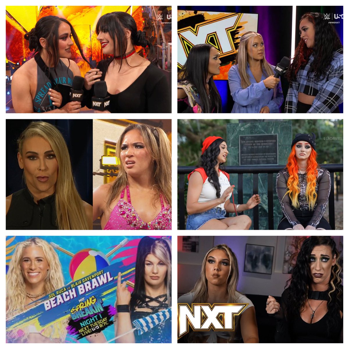 There’s currently 6 ongoing women’s feuds/storylines in NXT. NXT cooks with utilizing women