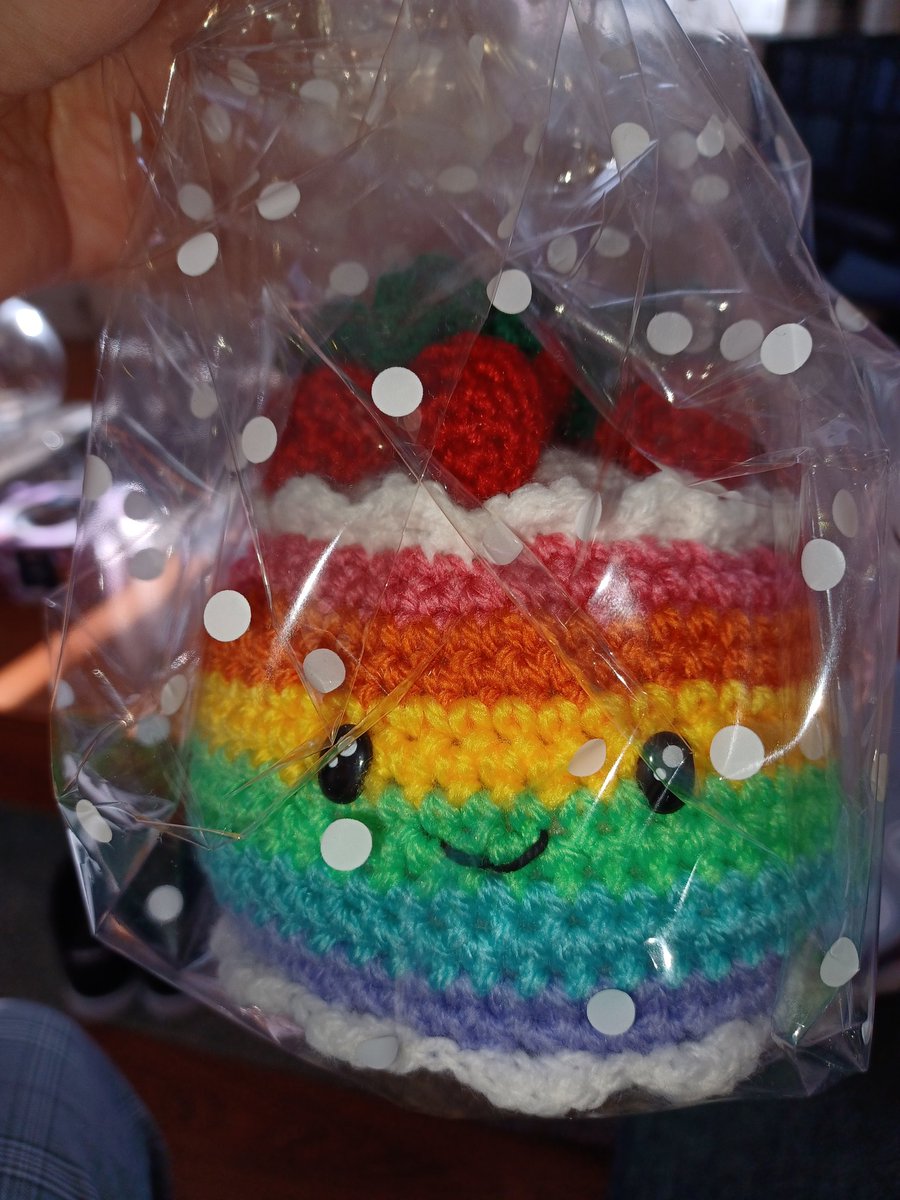 I am coming to the end of my band 7 secondment. Thank you to <a href="/TheLiveTeam_/">Live Team</a>, where I started as team leader and IP MHSOP AHP, where I ended as AHP team leader. I will cherish the time I had with all of you <a href="/WeAHPs/">WeAHPs 💙</a>. Love my handmade gift. Positive rainbow 🌈  cake