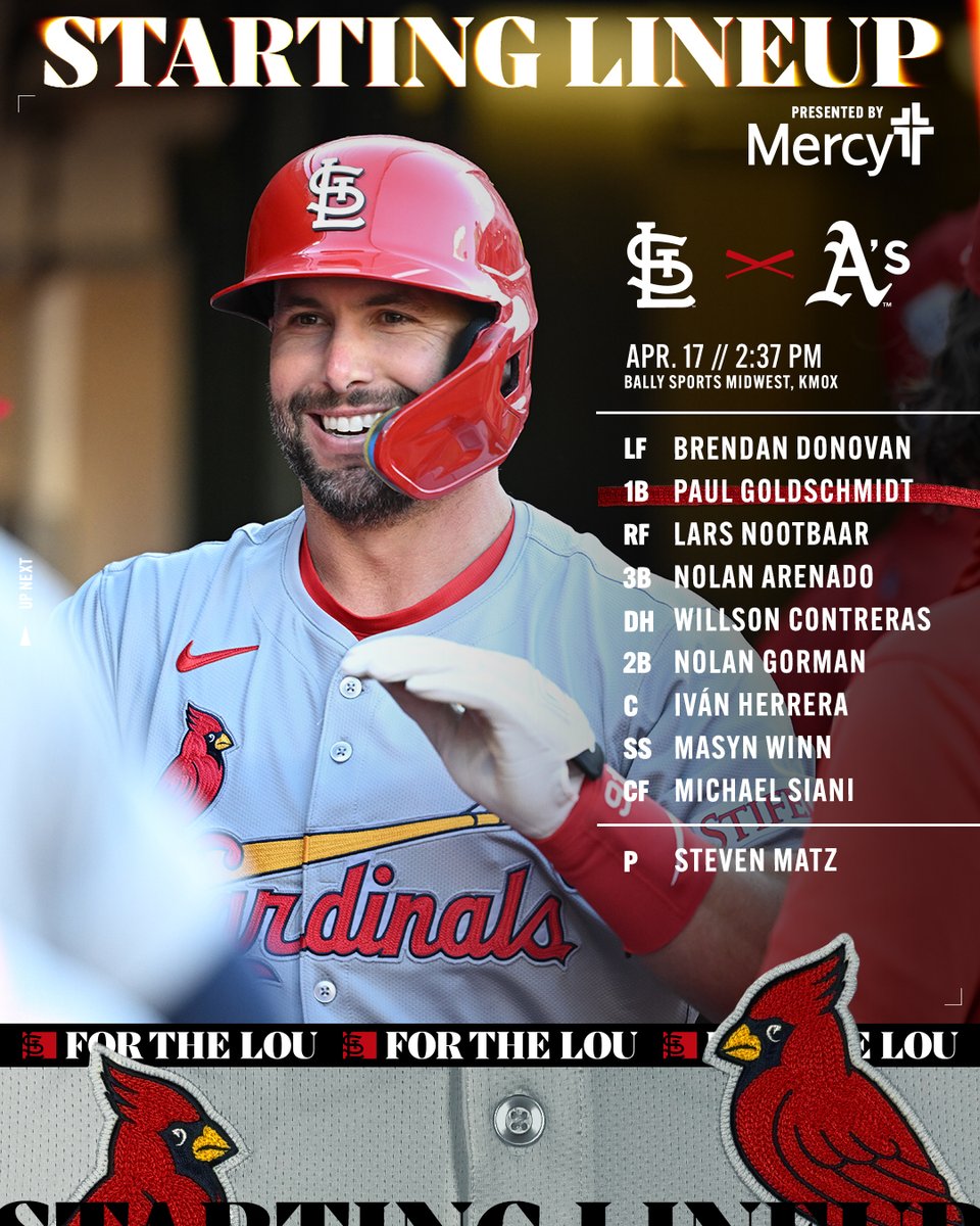 Cardinals's tweet image. Great day for a sweep! 

#ForTheLou