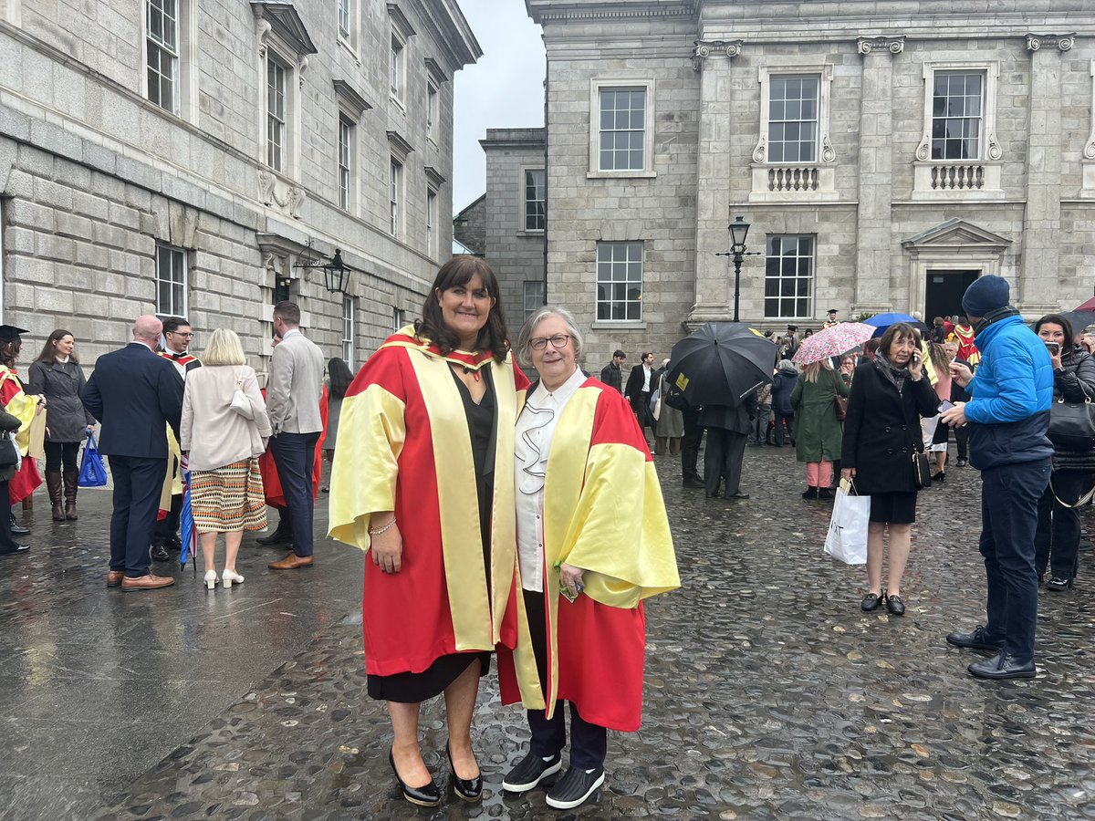 Congratulations to Dr Thelma Begley who graduated today @TCD_SNM @BegleyThelma