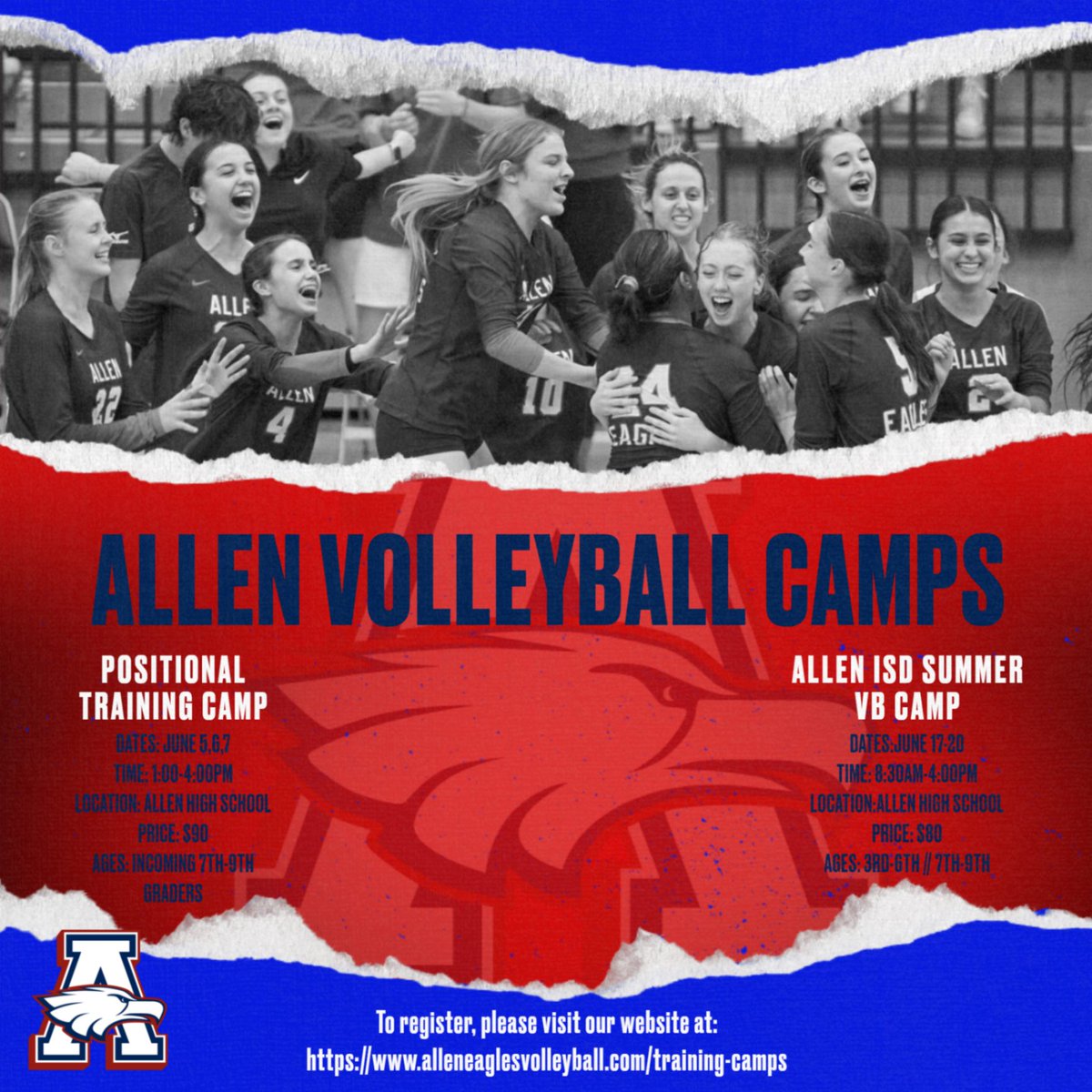 Allen Volleyball (@ALLENVBALL) on Twitter photo 2024-04-17 16:43:41