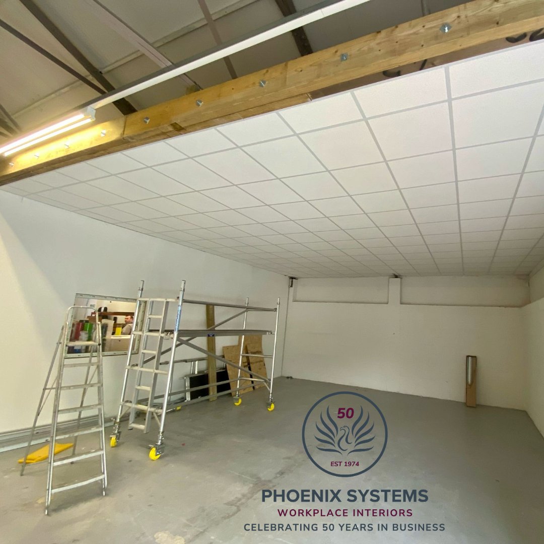 Newly finished suspended ceiling for our client in #burgesshill 👌 #suspendedceilings #sussexbusiness #Projects