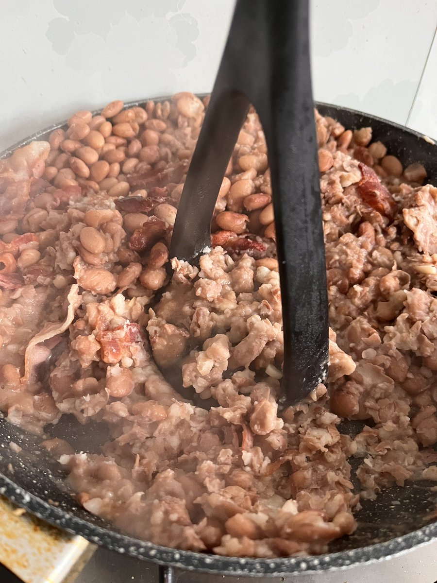 Made some refried beans. #mexicanfood #chester