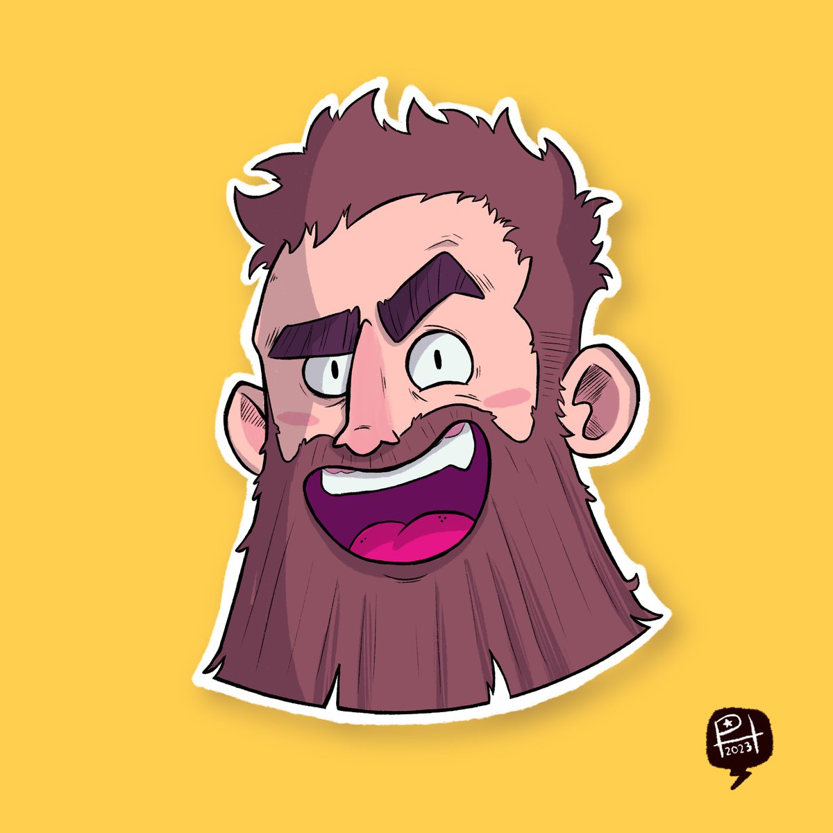 RamonHitzeroth's tweet photo. New profile pic, same me!!!  
#Procreate #iPad #illustration https://t.co/NiByeLq80D