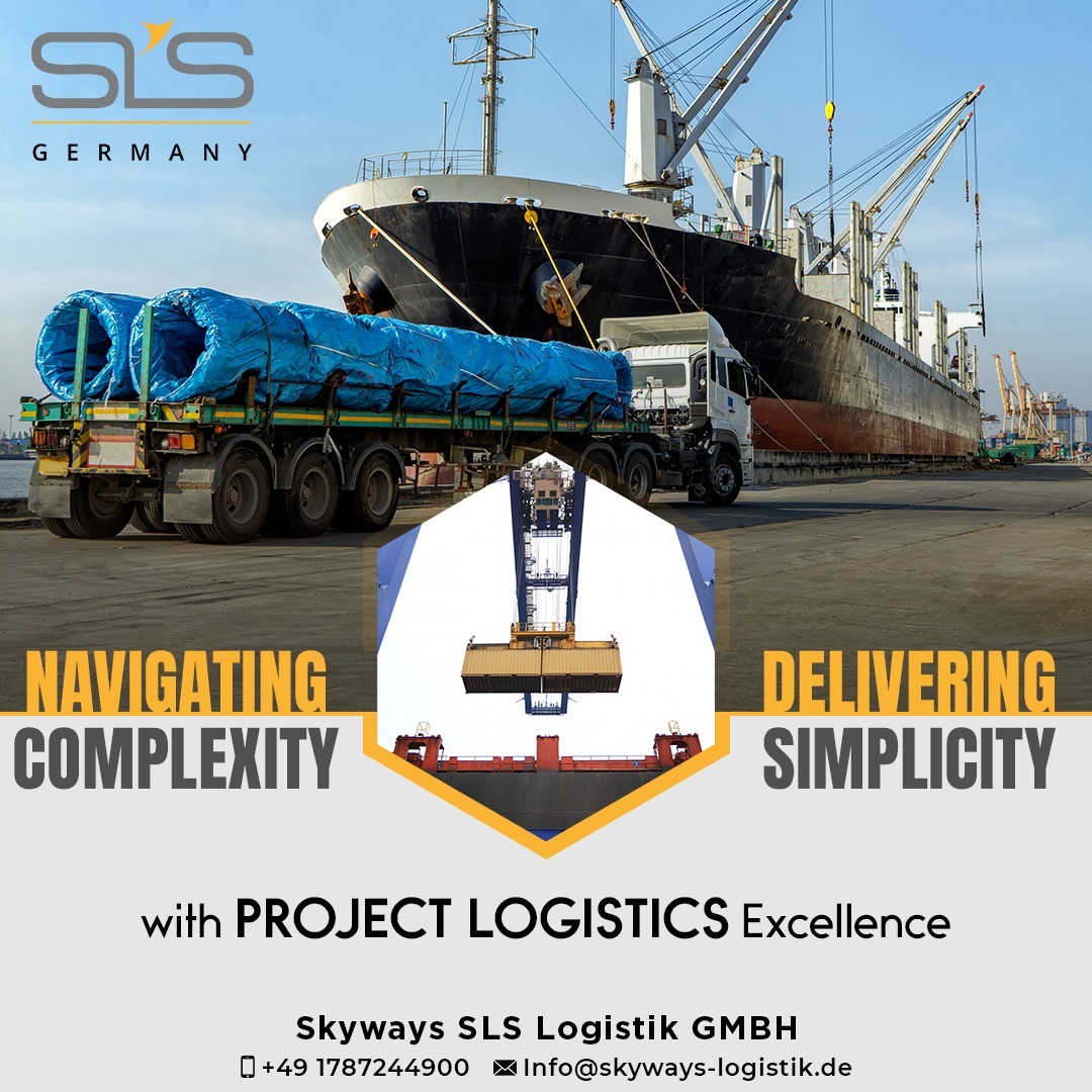 Experience the ease of project logistics with us. ⛓

We simplify complexities and ensure excellence in every step. 

#slsgermany #logisticsservices #skywaysgermany #germanylogistics #projectlogisticsolutions #logisticssolutions #projectlogistic #logisticsmanagement