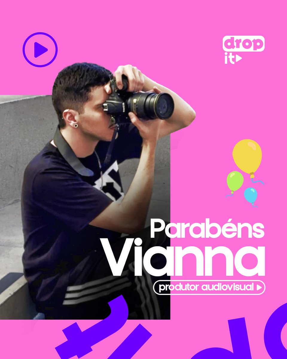 dropit_ent's tweet photo. DIA DE FESTA NA DROP IT! 🎉🎈🎂

Dia de parabenizar o nosso produtor audiovisual, @rafael_VLima!

Que este novo ciclo seja repleto de sucesso, novas oportunidades e muitos momentos felizes. 

Que você continue brilhando e inspirando a todos nós com seu talento e dedicação. 🎬🎬 https://t.co/g9ipN2lqYG
