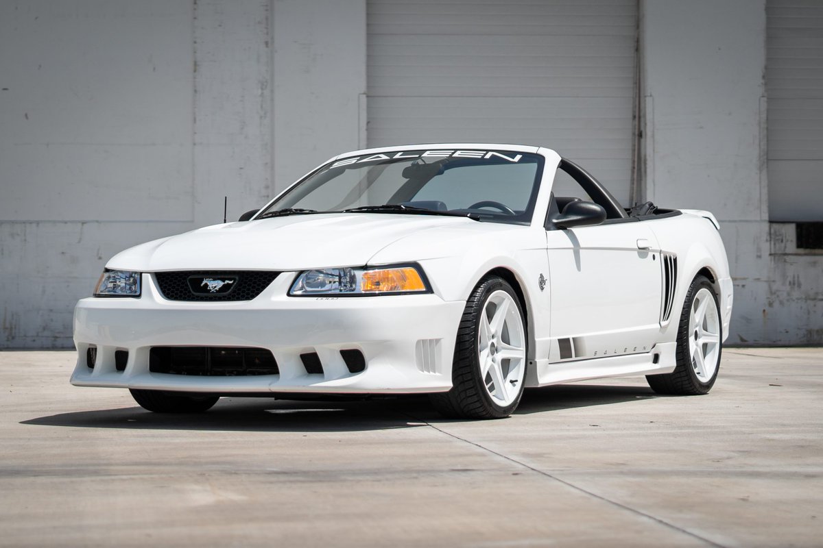 Now live at BaT Auctions: 2,800-Mile 1999 Ford Mustang Saleen S-281 Convertible 5-Speed. bringatrailer.com/listing/1999-f…