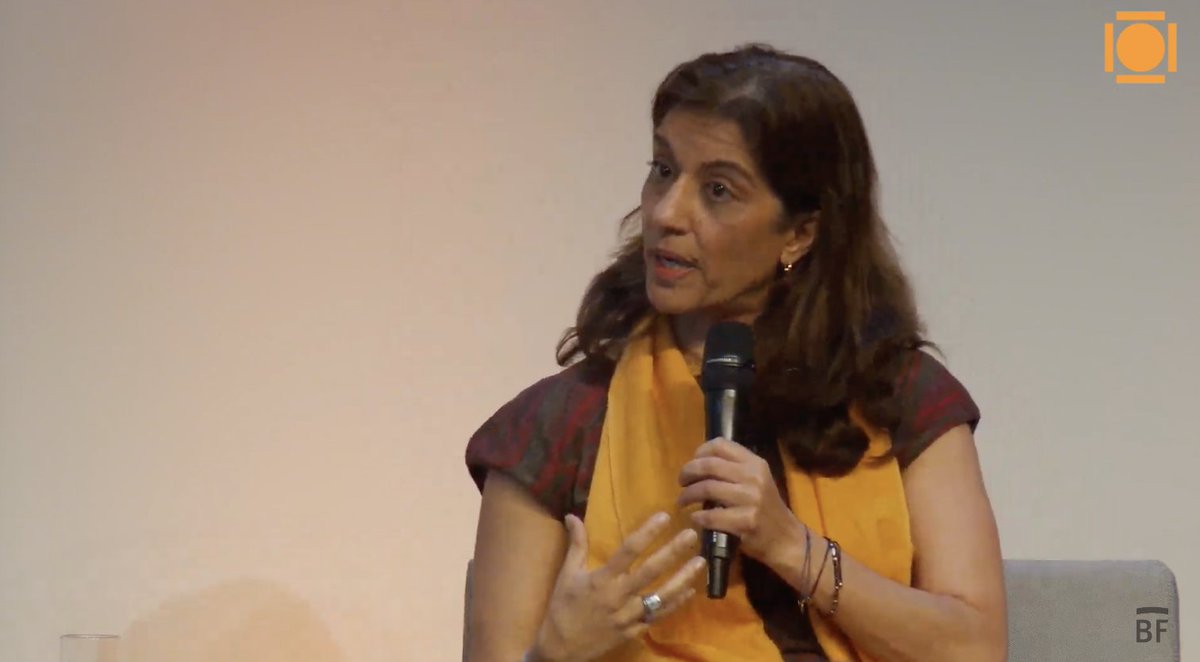 🗣️ @sanambna: “We talk about peace negotiations, but we’re bringing in those who kill their own people. The most violent get a ticket to the table. But there are other parties & those on the ground who choose to mitigate & resolve conflict non-violently. They are mainly women.”