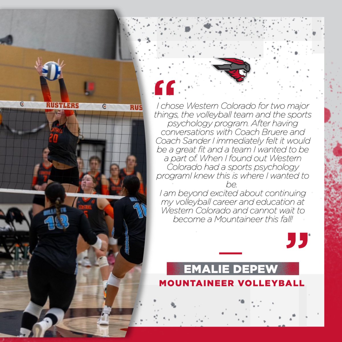 🚨SIGNED🚨

Emalie Depew is joining @wcumountaineersvb✍🏼

Please help us welcome OH/RS Hitter from Fairfield, California 🏐

So happy to have you Emalie‼️

#makeitcount #mountaineervb #elevated #7723ft