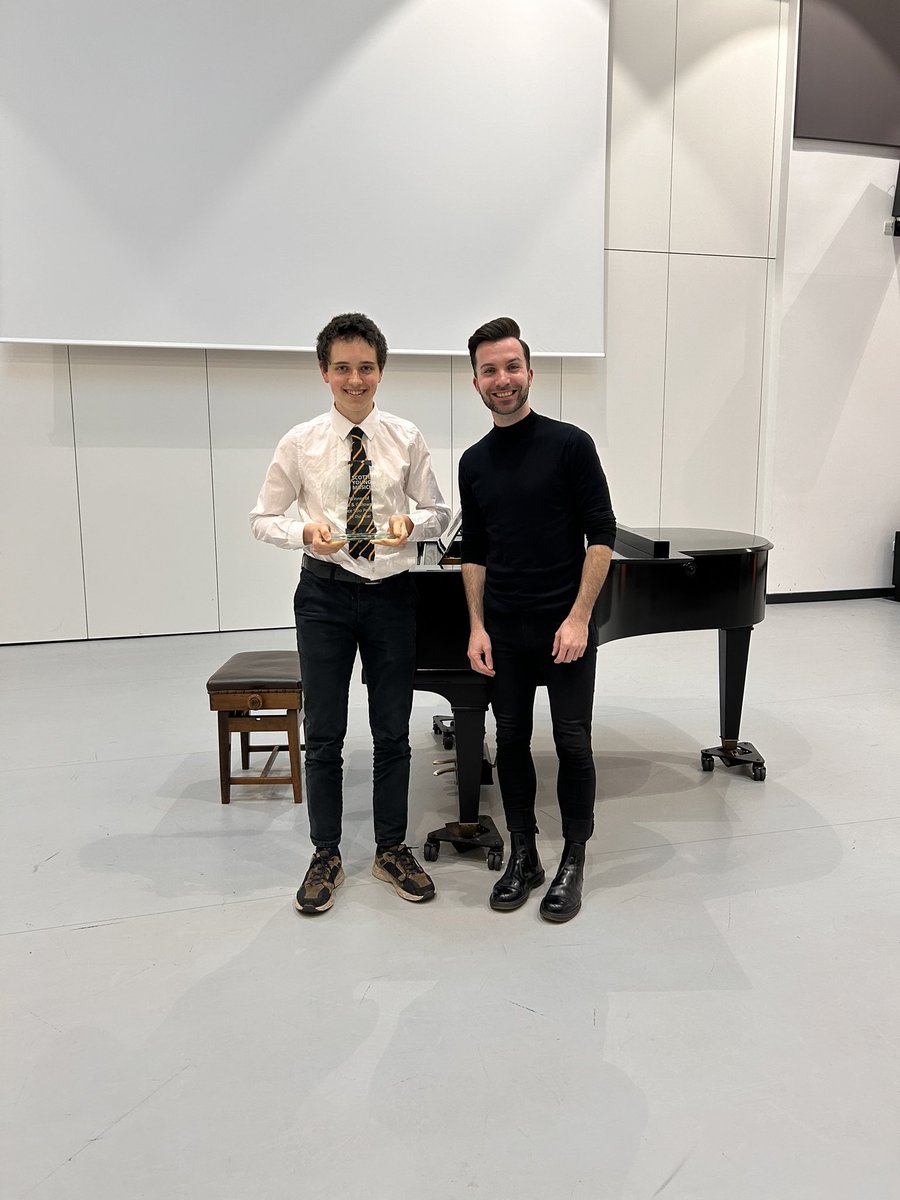 DGCIMS's tweet photo. D&amp;G regional final of Scottish Young Musician this evening at The Bridge. Super performances! 🎶
Well done to winner Reuben De Silva who played piano, from Castle Douglas High School. Thank you to adjudicator @CalumHuggan for such encouraging feedback🎵@SYMusicians @DGCEducation https://t.co/wgBXQx1cAm