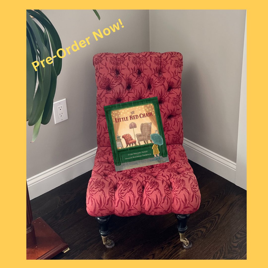 Coming August 1! A book filled with heart about a little girl and her special relationship with a little red chair. Pre-order now! @SleepingBearBks @vselvaggio1 @StormLiterary @AlexandracoArt #kidlit #picturebooks #Parents