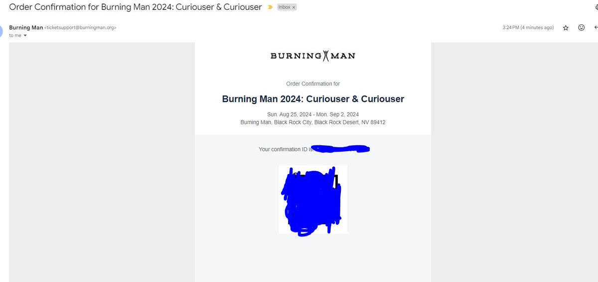 #burningman  yay! got my tix! burning man 2024 here we come