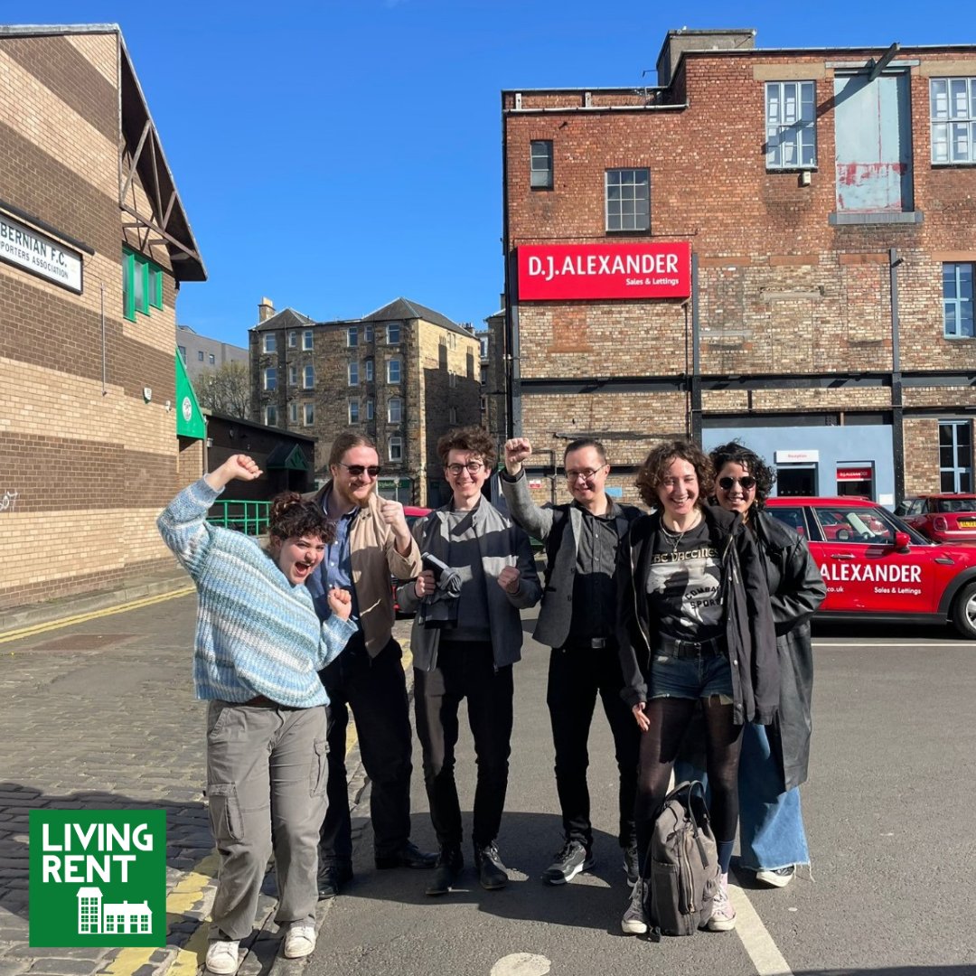 Stuart and Rory and Violette and Fatima from Fountainbridge, just WON a total £5300 of rent rebates in negotiation with DJ Alexander!

This came on top of repairs to the property from DJ Alexander, such as new windows which improves the quality of our homes long term.