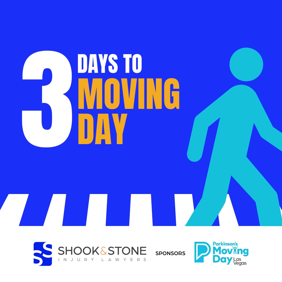 shookstonelaw's tweet image. Don't miss out on this chance to support Parkinson's research and awareness! Tap the following link to donate or join our team today! hubs.la/Q02rV9q_0 
#Move4PD #MovingDayWalk #MovingDayLasVegas #ParkinsonsFoundation #TeamShookAndStone #Fundraiser #MovingDay