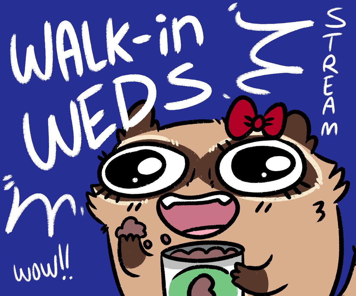 🔴 twitch.tv/attacracc 🔴

I'M BACK!! 
I'm bringing back walk-in Wednesdays for walk-in comm spots! 

Today's menu:
$40- bw "pencil" sketch 
$50- icon full color/shading 
$70- Waist up flat color 

2 spots open! !tip in stream to pay; DM refs on discord!

#artstream #art