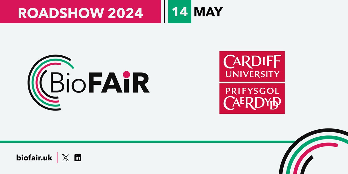 BioFAIR is stopping off @cardiffuni Tuesday 14 May. Please come along and hear about progress towards the launch of BioFAIR and help us shape the initial priorities for this new Digital Research Infrastructure - …AIR-Roadshow-Cardiff.eventbrite.co.uk
#BioFAIR #FAIRdata #CardiffUniversity