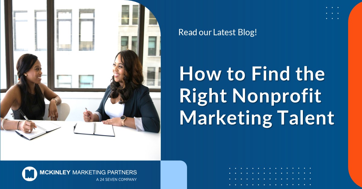 McKinleyInc's tweet image. Check out our latest blog, “How to Find the Right Nonprofit Marketing Talent” and discover expert tips on navigating the unique challenges of hiring in the nonprofit sector and crafting a winning strategy. 

Read it now ▶️ ow.ly/h1tz50Rivji

#staffing #nonprofitmarketing