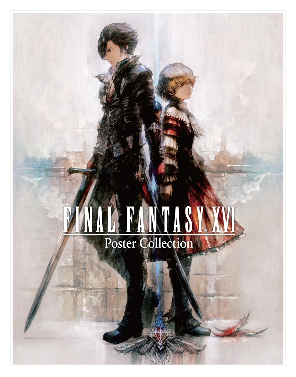 The Final Fantasy XVI Poster Collection, 33 premium-quality removable posters featuring artwork from the game, is on sale now. Preview and purchase: sqex.to/HeMCl