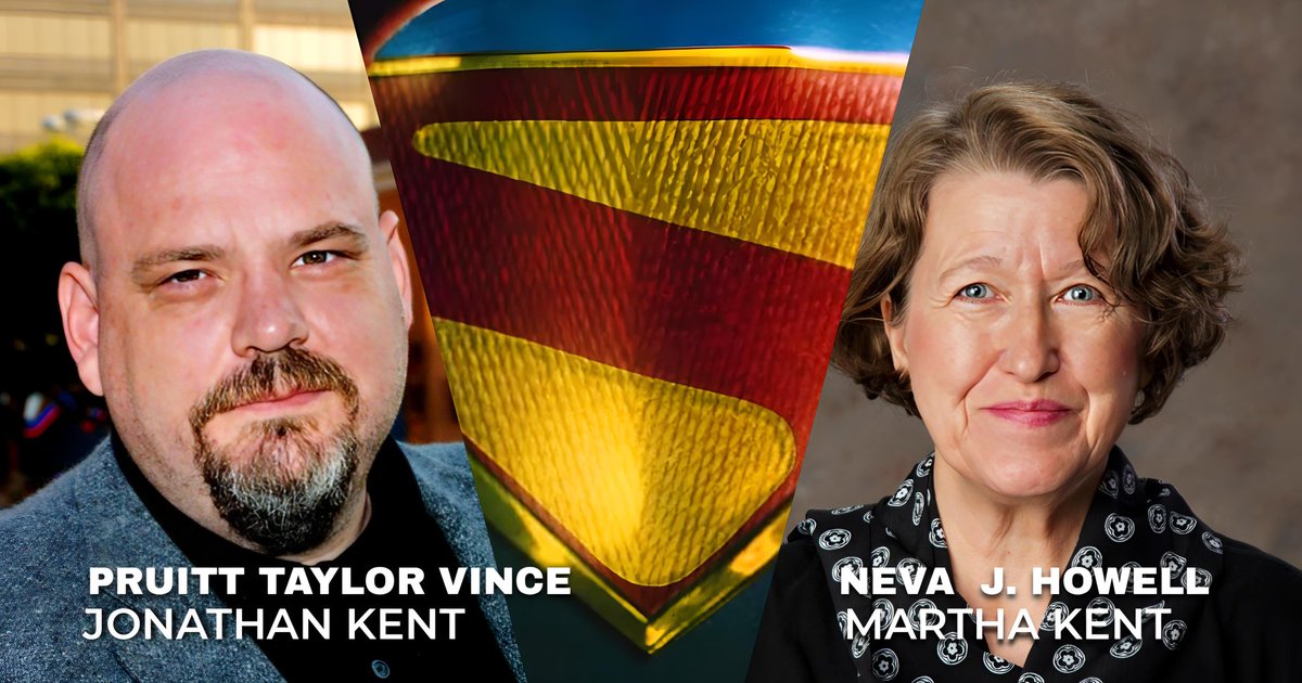 Papá y Mamá Kent confirmados!
❤️💙❤️💙❤️💙❤️💙
Los actores #PruittTaylorVince y #NevaHowel darán vida a los Entrañables Jonathan y Martha Kent en #Superman de #JamesGunn 

#Superman llegará en 2025