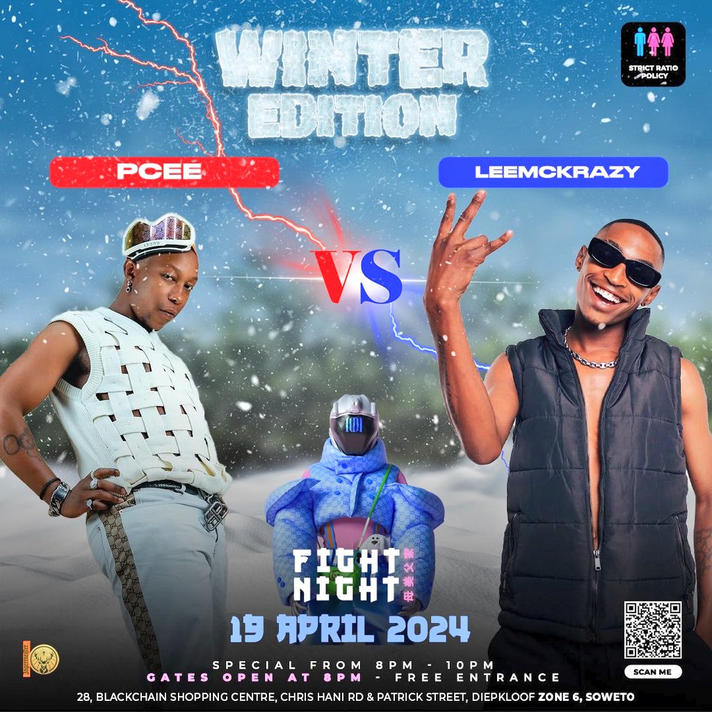 KatlegoMotena's tweet image. PCEE vs LEEMCKRAZY
BANDROS vs MICK MAN
BLUE PAPPI x LOWEYE x LACABRA vs
USIMAMANE x TONYDAYIMANE
@Zone6Venue 🕹️📍🎯