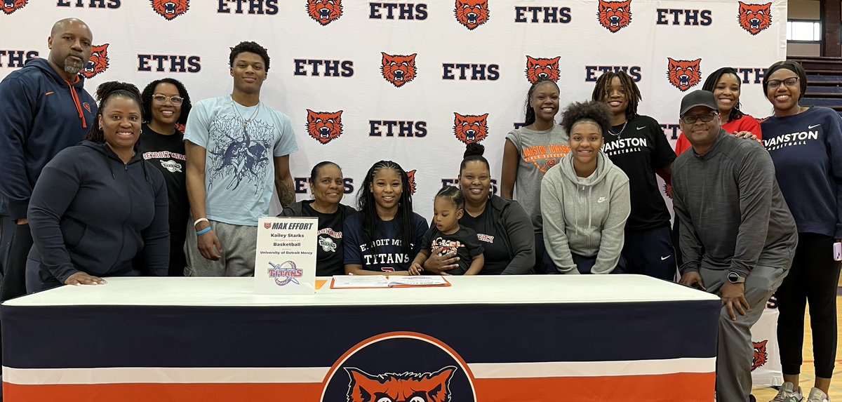 ETHSports's tweet image. Congratulations &amp;amp; #MaxEffort to Kailey Starks on her commitment to attend school and continue playing Basketball at the University of Detroit Mercy!!! 
#Kits2College #SigningDay
@the_evanstonian @EvanstonPatch @CSL_Varsity @EvRoundTable @ETHSWildkits 
@Detroit_WBB @EvanstonGbb