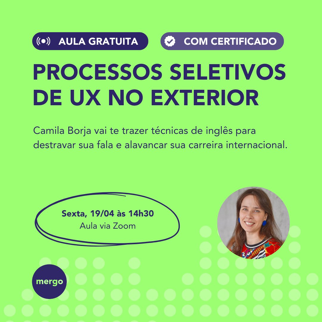 Mergo | Escola de Design tweet media