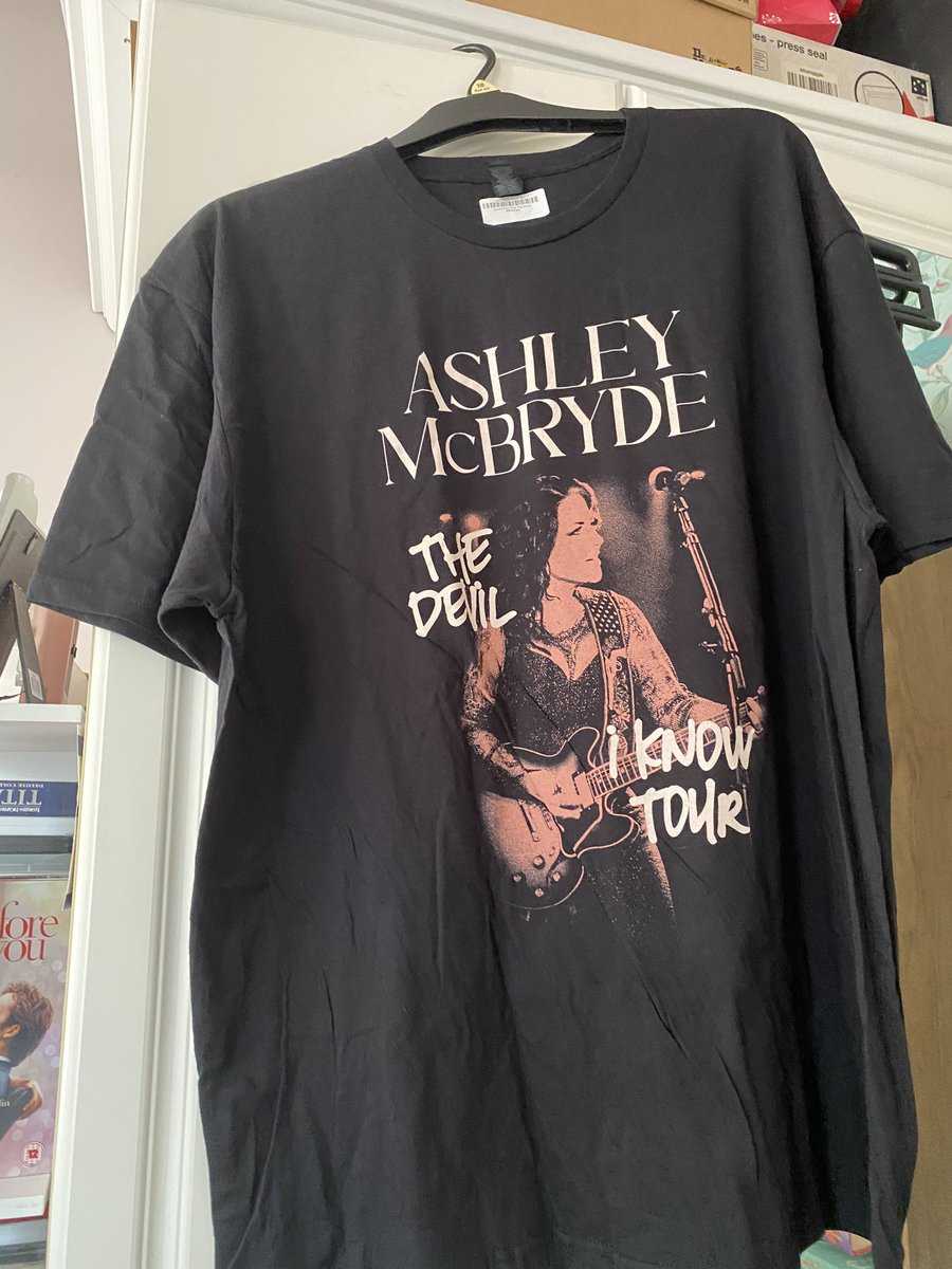 Look what arrived! So happy!!! 😁 #TheDevilIKnowTour @AshleyMcBryde