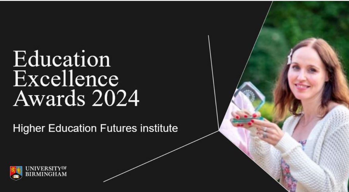 The Education Excellence Awards 2024 celebrate education excellence in the context of our contemporary, research-intensive university. Peer and student nominations close 25/4/24 

birmingham.ac.uk/university/hef…