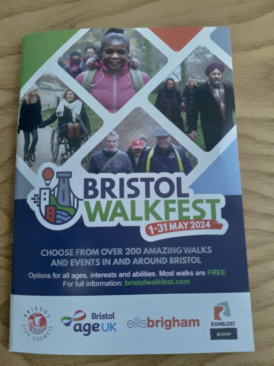 Excited to be delivering 3 walks all featured in the booklet. Pick yours up at The Hub Lockleaze #BristolWalkfest <a href="/LockleazeHub/">The Hub</a> <a href="/wespo/">Wessel P.</a>