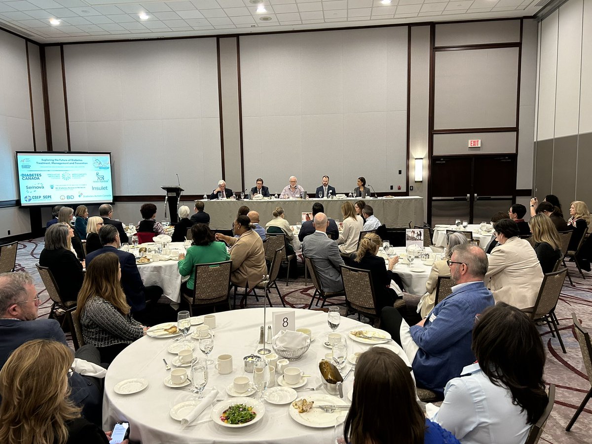 It's inspiring to hear about breakthroughs in #diabetes health research revolutionizing healthcare!   We are so grateful to our Panelists, Dr. David Campbell, Dr. Lorraine Lipscombe, Dr. Greg Steinberg & Tom Weisz, for taking the time to share their invaluable work with us today.