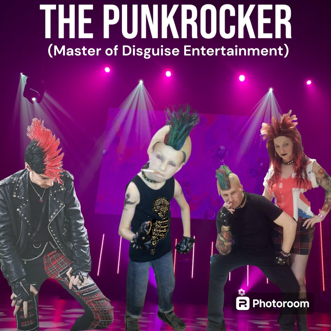 CrazyDisguise's tweet photo. #masterofdisguiseentertainment #punkgirl #costumecharacters #characterforhire #Punkrocker #charactersentertainment #punkboy #charactersperformer #punkband #punkmusic #goth #emo #emostyle #egirl #punk #punkrock #punkrockersradio #punkrockerchicks #badguy #wewillrocyou #rockerstyle https://t.co/4BlevgTHWX