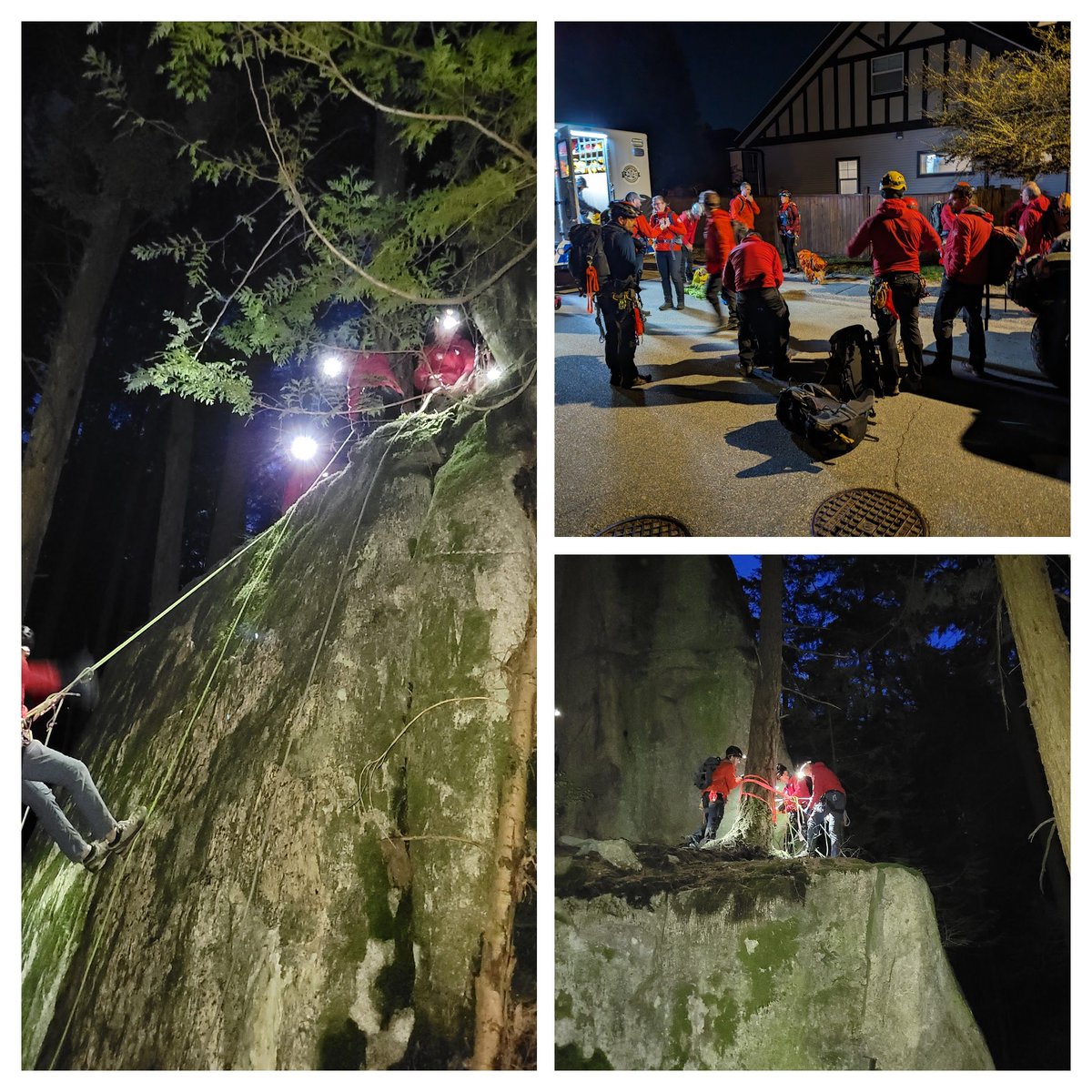 Difficult terrain we experience during a task involves tech skills such as ETTS (exposed terrain travel skills), unique to Coq SAR. This training is aimed at providing all field volunteers a standard set of ACMG needed to travel. #CelebrateBCVolunteers and tag @volunteerbc