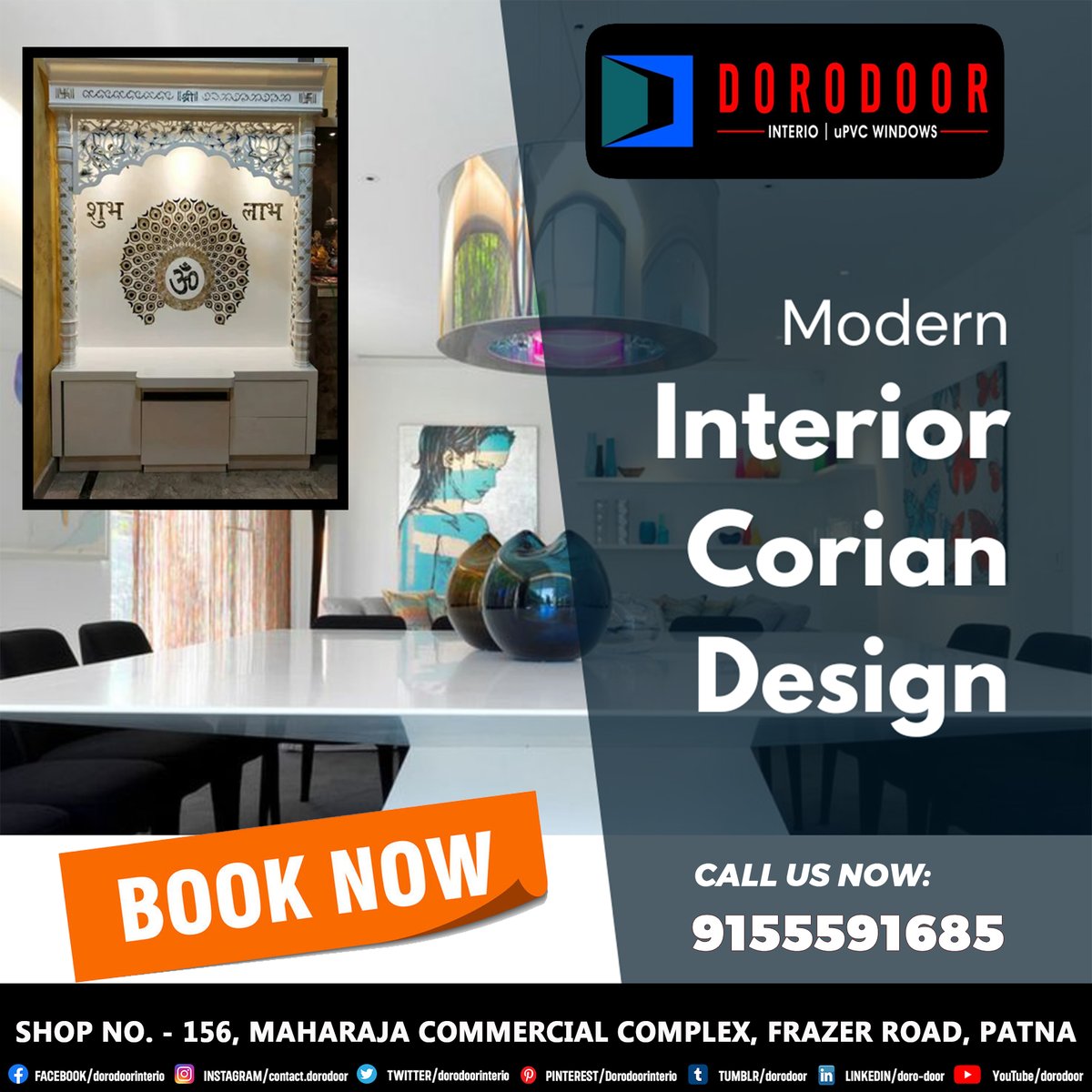 ✨ Dorodoor: Where Corian Dreams Shine! ✨ Elevate your home with our exquisite Corian interiors and temples. Craftsmanship at its finest! 🏡✨ #Dorodoor #CorianDesigns #InteriorInspiration #Craftsmanship #ElegantSpaces #BespokeBeauty #DesignExcellence #CorianTemple