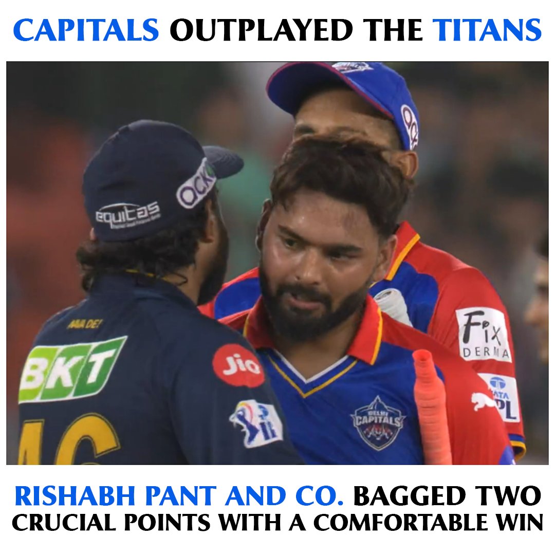 Delhi Capitals registered a comprehensive victory against Gujarat Titans with 11 overs to spare.

📸: Jio Cinema