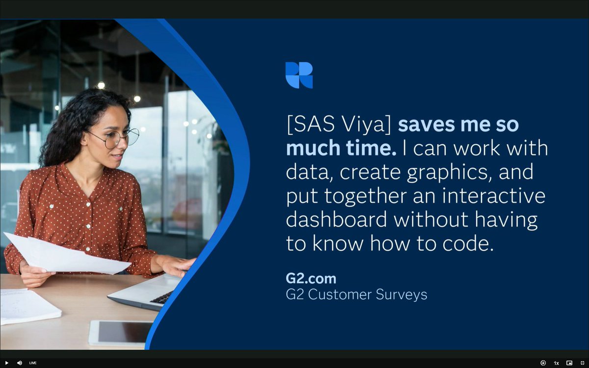 Kirk Borne (@kirkdborne) on Twitter photo #SASViya gets big love from customer testimonials on the #SASInnovate main stage! It is clear that the main driver for end-users is IMPROVING PRODUCTIVITY!🚀
=
You still have time to register—watch live now or on-demand later: sas.com/gms/redirect.j…
—
<a href="/SASsoftware/">SAS Software</a> #SASVisionary #SASViya gets big love from customer testimonials on the #SASInnovate main stage! It is clear that the main driver for end-users is IMPROVING PRODUCTIVITY!🚀
=
You still have time to register—watch live now or on-demand later: sas.com/gms/redirect.j…
—
<a href="/SASsoftware/">SAS Software</a> #SASVisionary