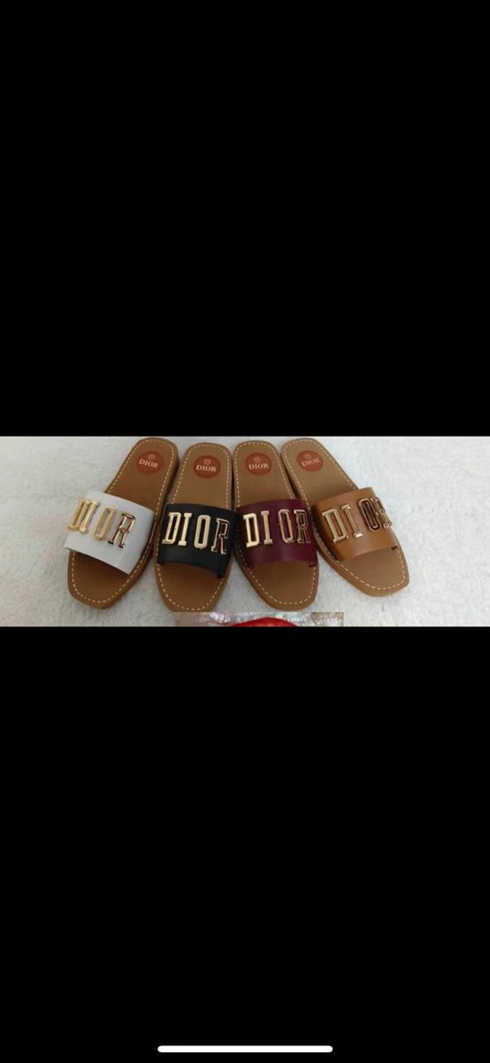 New stocks alert
Ladies marangarirwa 
Dior slides
💵$10
📍Visit our shop at:
Century Mall, Table G85, CNR J. Nyerere and N. Mandela, opposite Main Post Office, Harare CBD