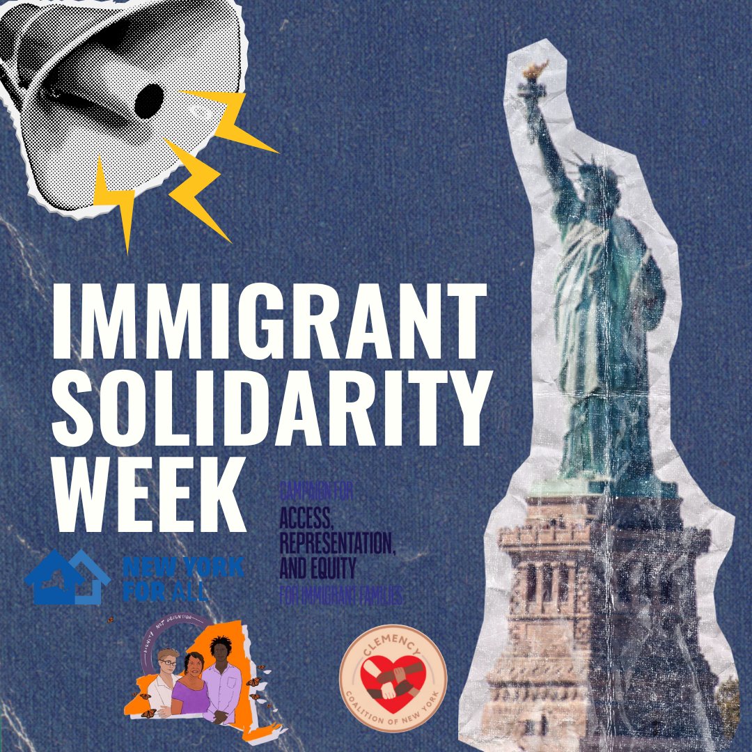Immigrant Solidarity Week Recap 🎥: On Monday over 100+ community members, allies, and legislators from across New York State and across our movements came together in Albany in our fight for immigrant justice and a better New York for ALL. Here's what happened 🧵:
