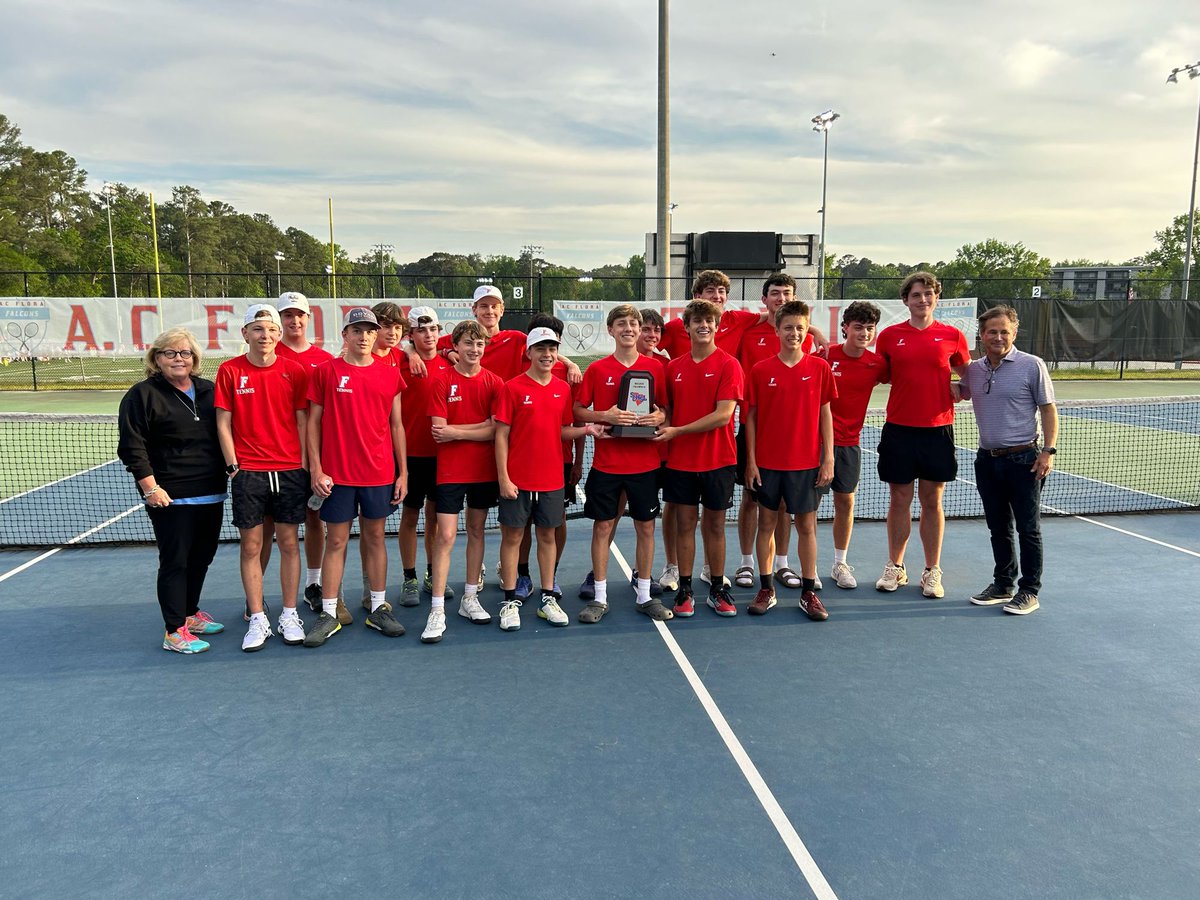 Boys Tennis Region 5-4A Champions 🏆 🔟 years In a row‼️@FloraTennis