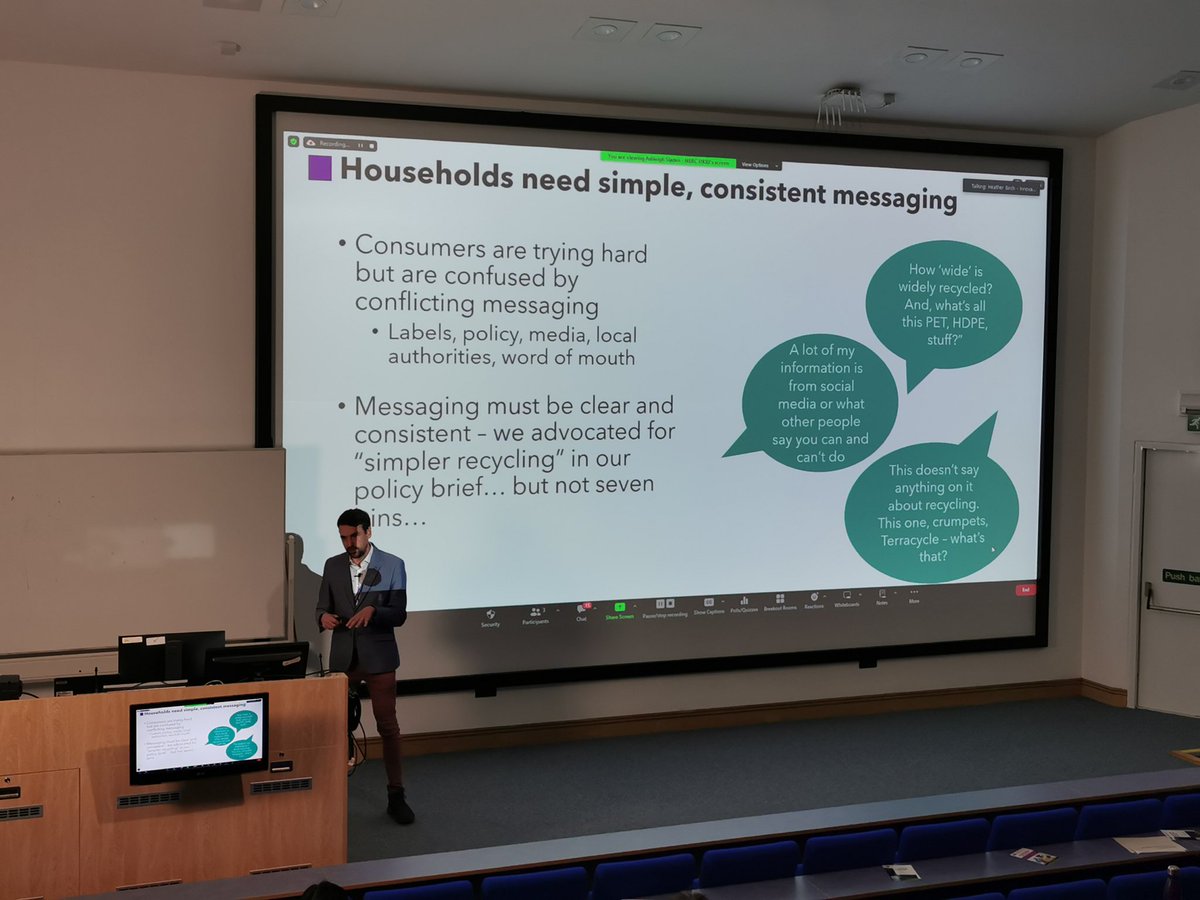 It has been a really interesting day at the Smart Sustainable Plastic Packaging celebration event. I've very much enjoyed hearing about the outputs across all 10 of the projects.